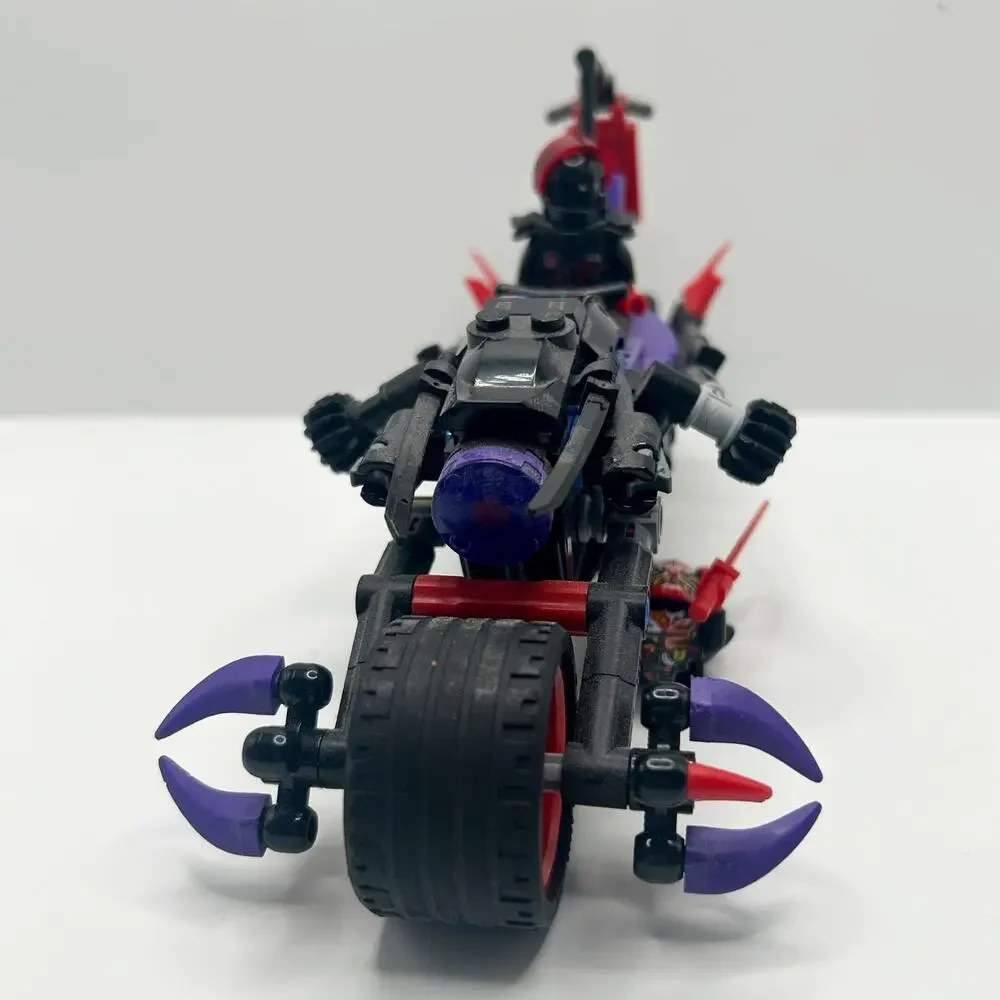 Ninjago Mr. E with Oni Mask of Vengeance Lego Minifigure and Motorcycle 99% Comp